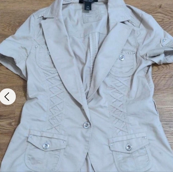 White House Black Market Blazer Blouse - Picture 9 of 9